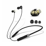 Lenovo HE08 Dual Dynamic Neckband In Ear Earphones