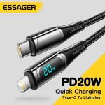 Essager Type C to Lightning Cable with Display