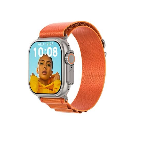 DT NO1 DT8 Ultra Max Wireless Charging Smart Watch Dual Straps