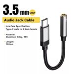 Essager Type C To 3.5mm Adapter Dongle
