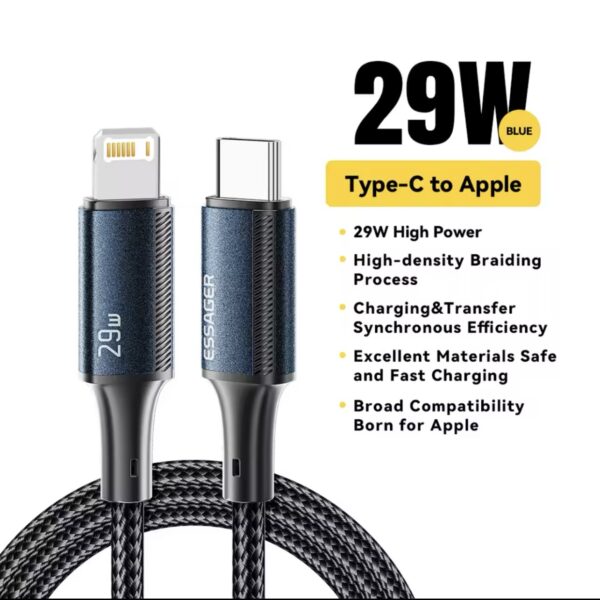 Essager USB-C to Lightning Fast Charging Cable