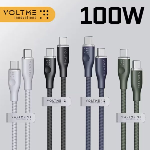 VOLTME Rugg Series 100W Braided C to C Cable