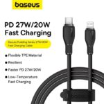 Baseus Pudding Series Fast Charging Cable With Type-C to Lightning 20W- 2M - Image 4