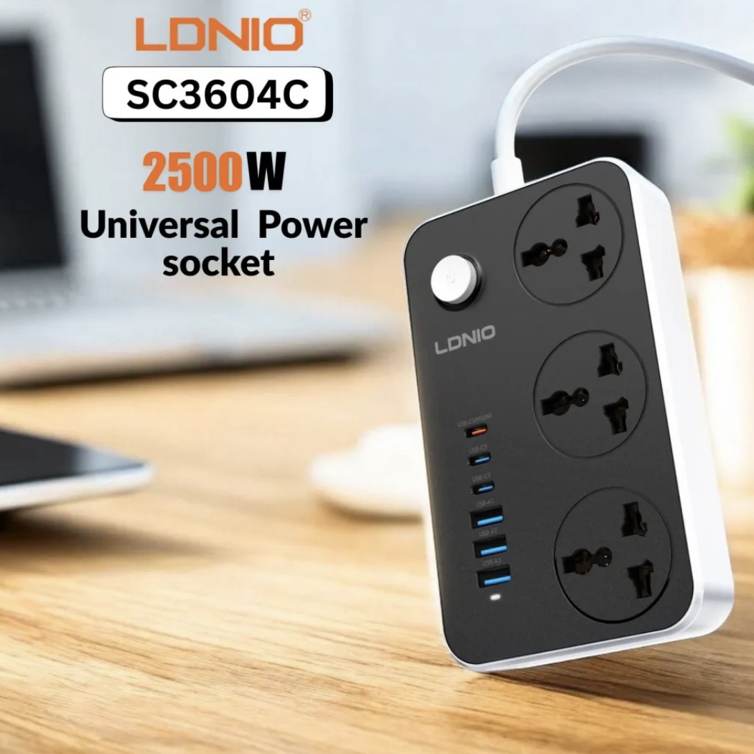 screenshot-288 LDNIO SC3604C Power Strip: The Ultimate 6-Port USB & 3-Outlet Charging Station - Image 1