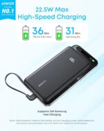 Anker Zolo 10000mAh 22.5W Power Bank (Built-in USB-C Cable) - Image 2