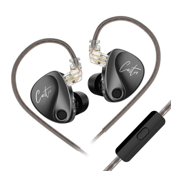KZ Castor Tuning Adjustable Dual Driver IEM Earphones
