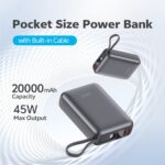QCY PB20A 20000mAh 45W PD Fast Charging Powerbank - Image 7