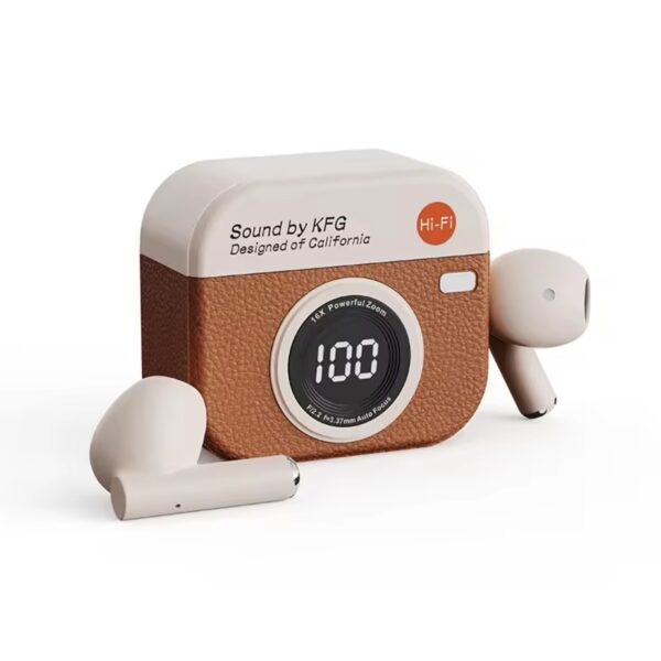 Q86 Retro Camera Concept TWS Wireless Earbuds