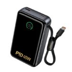 Hoco Q54 Shine PD 45W 20000mAh Power Bank with Built-in Type-C Cable